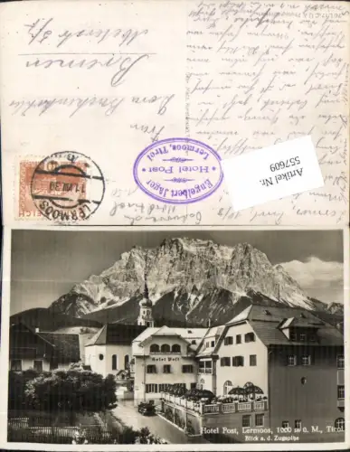 557609,Lermoos Hotel Post m. Zugspitze