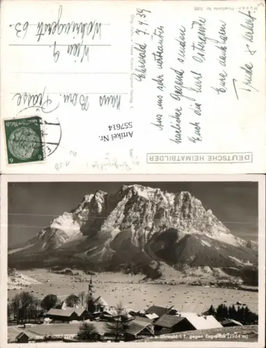 557614,Lermoos m. Ehrwald Zugspitze
