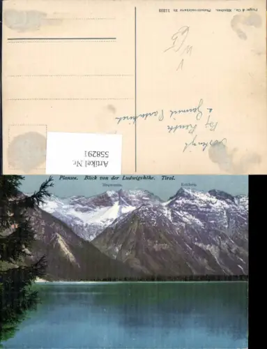 558291,Plansee bei Reutte pub Purger e Co. 11393