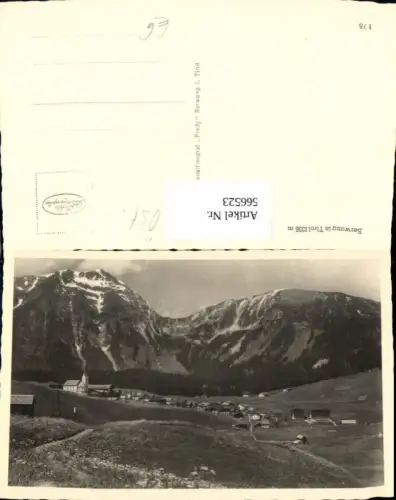 566523,Foto Ak Berwang Totale Kirche