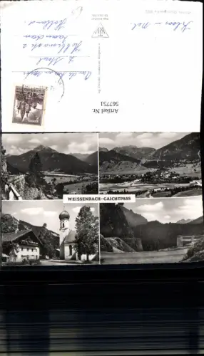 567751,Mehrbild Ak Weißenbach a. Lech Gaichtpass