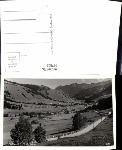 567822,Foto Ak Schattwald i. Tirol Ansicht