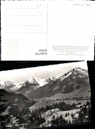 567823,Foto Ak Schattwald Gasthof Pension Rehbach i. Tirol