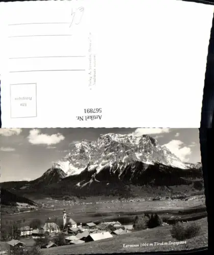 567891,Foto Ak Lermoos m. Zugspitze