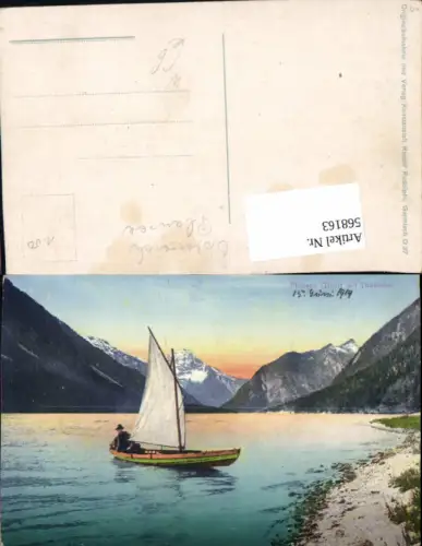 568163,Plansee m. Thaneller Segelboot Boot Heiterwang Reutte