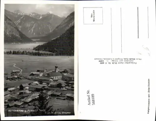 568189,Foto Ak Heiterwang g. Plansee pub Risch-Lau 11039