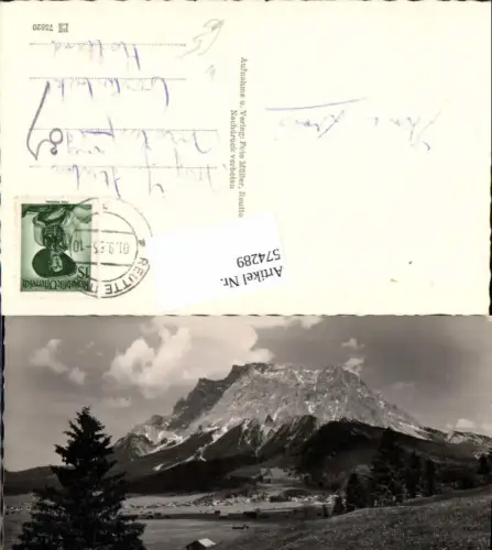 574289,Reutte Umgebung Wetterstein m. Zugspitze