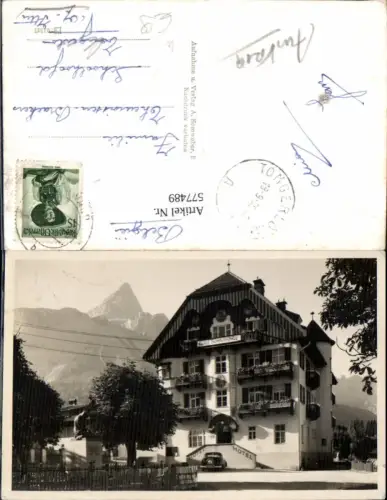 577489,tolle Foto-AK Ehrwald Hotel Sonnenspitze