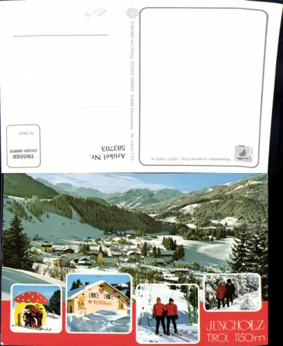 583703,Jungholz Winteransicht Wintersport Ski Schi