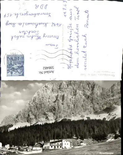 598482,Ehrwald Ehrwalderalm m. Zugspitze