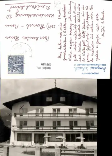 598489,Foto Ak Fremdenheim Irmgard Schaich Lechaschau