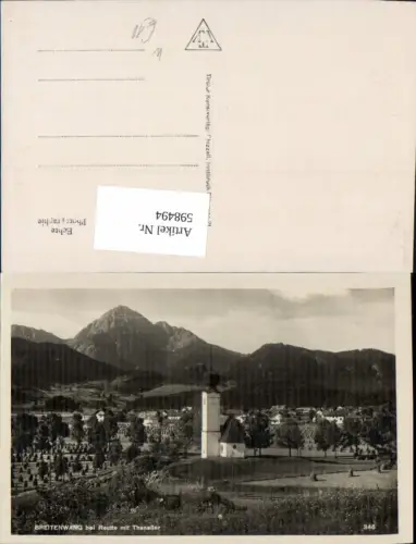 598494,Breitenwang b. Reutte m. Thaneller Ansicht m. Kirche