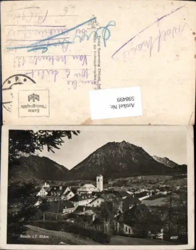 598499,Foto Ak Reutte Ansicht