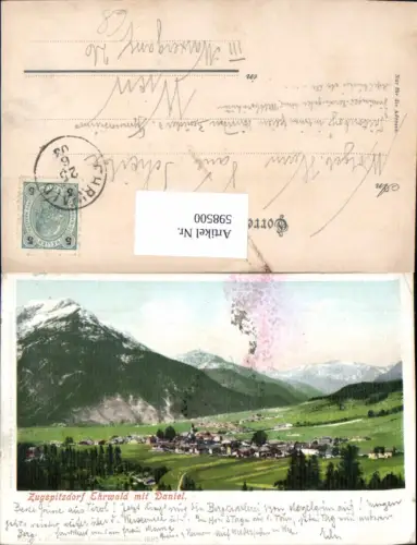 598500,Zugspitzdorf Ehrwald m. Daniel pub Purger Co 1692
