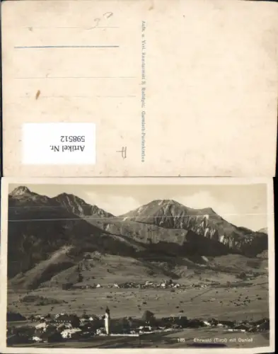 598512,Ehrwald m. Daniel