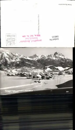 598515,Foto Ak Tannheim i. Tirol Rotflüh u. Gimpel Winteransicht