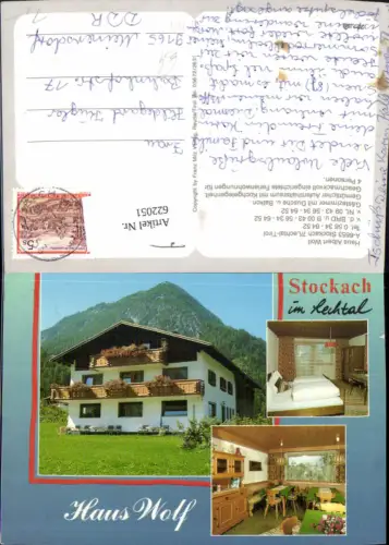 622051,Mehrbild Ak Stockach Lechtal Haus Albert Wolf Gemeinde Bach Tirol