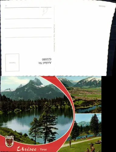 622080,Mehrbild Ak Urisee b. Reutte