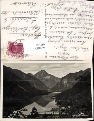 622153,Foto Ak Plansee m. Thaneller Breitenwang
