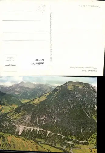 637686,Gaichtpaß Gaichtspitze Nesselwängle pub Alpine Luftbild FÖ 50459