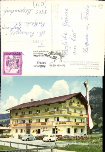637943,Tannheim i. Tirol Dependance v. Schwarzen Adler VW Käfer