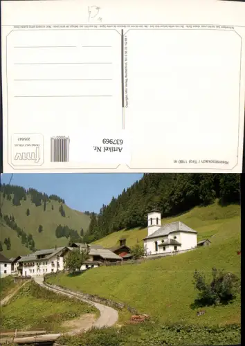637969,Kleinstockach Kirche Kirchlein Bichlbach