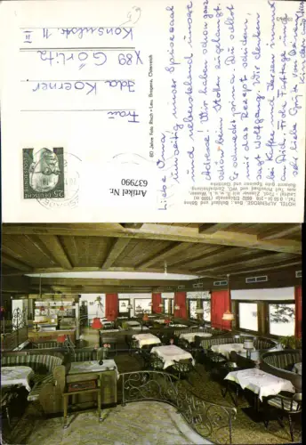 637990,Elbigenalp Hotel Alpenrose Innenansicht