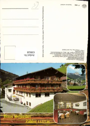 638028,Mehrbild Ak Zöblen Tirol Haus Schneider