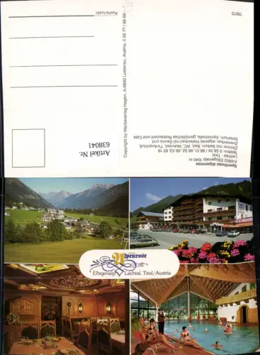 638041,Mehrbild Ak Elbigenalp Sporthotel Alpenrose