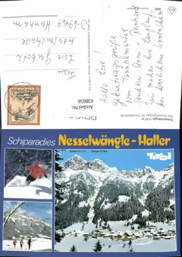 638056,Mehrbild Ak Nesselwängle Tannheimertal Wintersport