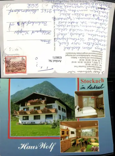 638071,Mehrbild Ak Stockach Gemeinde Bach Tirol Lechtal Haus Wolf