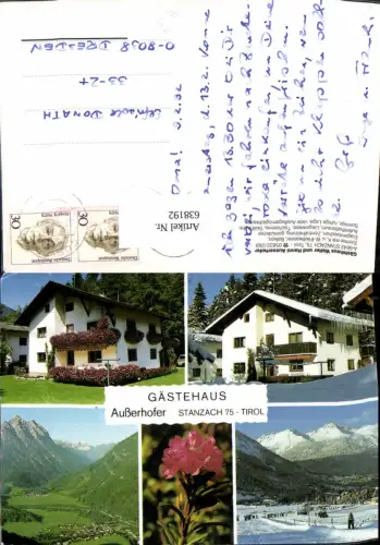 638192,Mehrbild Ak Stanzach Gästehaus Außerhofer