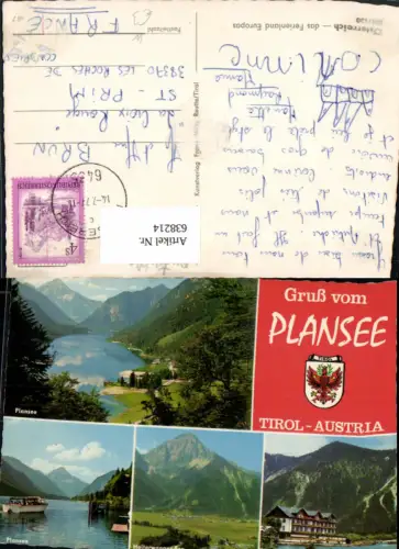 638214,Mehrbild Ak Plansee Heiterwangersee Breitenwang Hotel Forelle