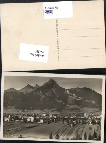 659297,Foto Ak Reutte geg. Gernspitze
