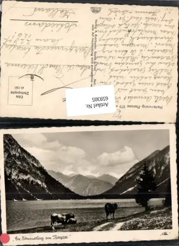 659305,Foto Ak Heiterwanger Plansee Heiterwang
