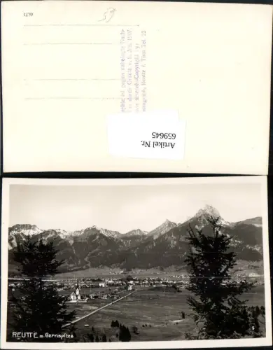 659645,Foto Ak Reutte m. Gernspitze