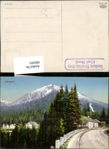 660203,Fernpass Gasthaus Fernstein Biberwier