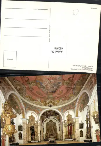 662978,Lermoos Tirol Pfarrkirche Innenansicht