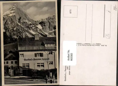 663583,Lermoos Gasthof Pension Loisach