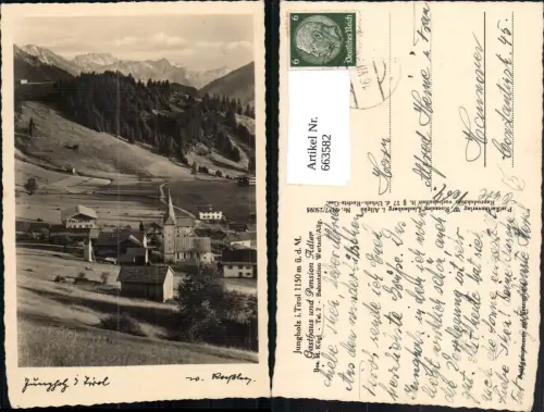 663582,Jungholz i. Tirol Ansicht mit Kirche