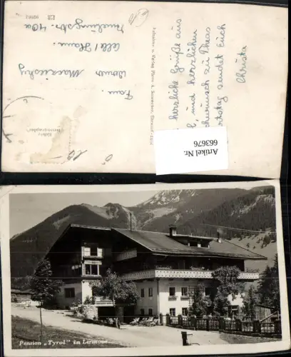 663676,Foto Ak Lermoos Pension Tyrol