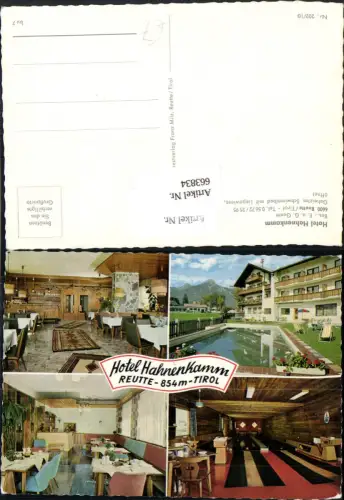 663834,Reutte in Tirol hotel Gasthaus Hahnenkamm