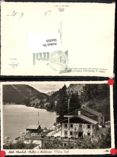 664359,Haller am Haldensee Hotel Gasthaus Alpenhof