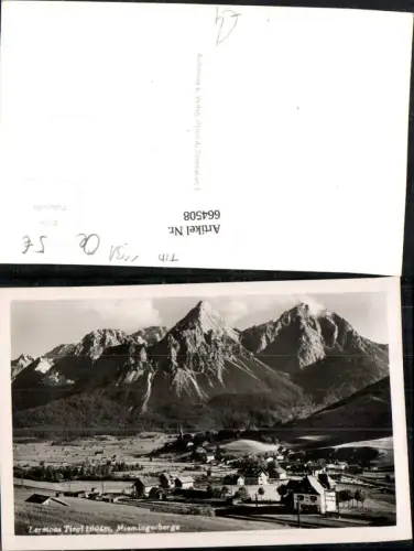 664508,Foto Ak Lermoos Miemingerberge