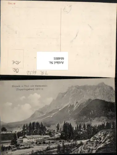 664801,Ehrwald in Tirol mit Wetterstein