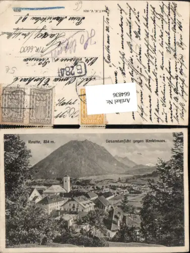 664836,Reutte Gesamtansicht geg. Kreklmoos