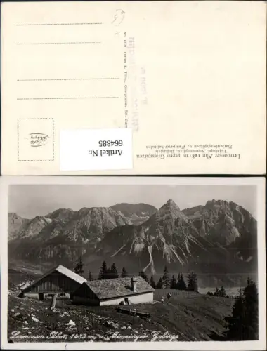 664885,Foto Ak Lermooser Alm geg. Griesspitzen Lermoos