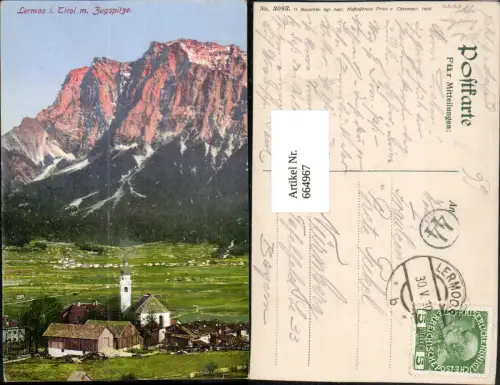 664967,Lermoos i. Tirol mit Zugspitze