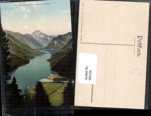 665134,Breitenwang Plansee mit Hotel Forelle pub Purger Co 8056