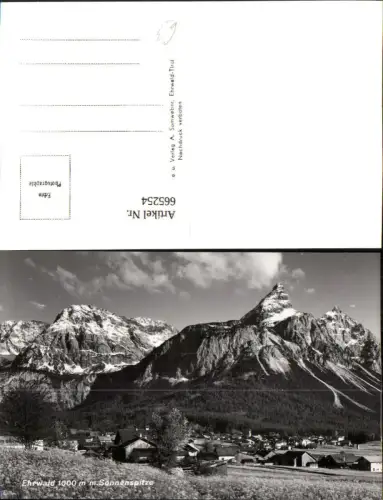 665254,Foto Ak Ehrwald m. Sonnenspitze